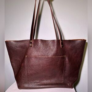 Oversized Coldbrew Portland Leather Tote